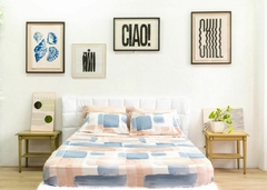 Imagen de JUEGO DE SABANAS DE 2 1/2 PLAZAS LOVE & HOME DE 6 PIEZAS