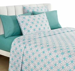 JUEGO DE SABANAS DE 2 1/2 PLAZAS LOVE & HOME DE 6 PIEZAS - BlancoLati