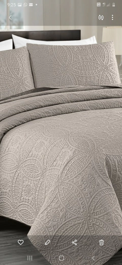 COVER LINEA REAL KING SIZE CON 2 FUNDA DE ALMOHADON - comprar online