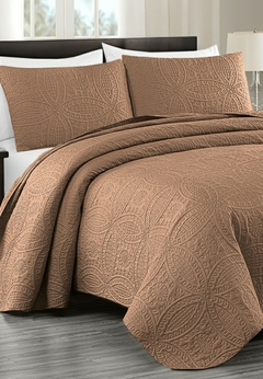 COVER LINEA REAL KING SIZE CON 2 FUNDA DE ALMOHADON - tienda online
