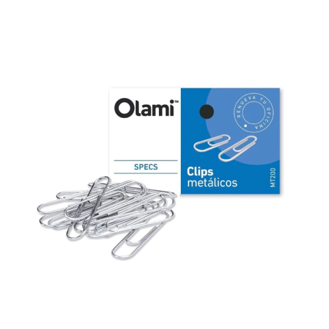 Clips Olami Metalico N3 28mm X 100 Unidades.