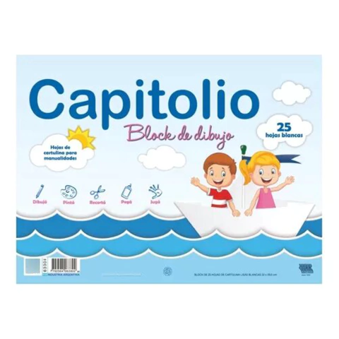 Block de Dibujo Capitolio N5 Blanco