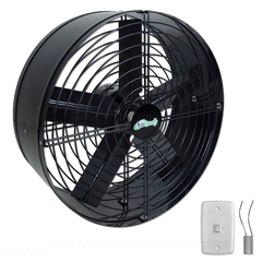 Exaustor Ventilador Industrial 50 Cm Preto - comprar online