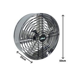 Imagem do Exaustor 50cm Inox Industrial Blindado Profissional