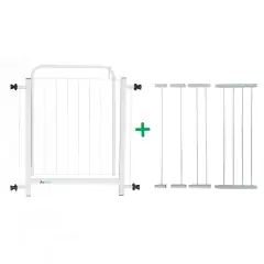 Portão Grade Para Cachorro Pet Bebê Porta De 78cm A 122cm