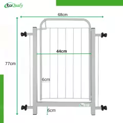 Imagem do Portão Grade Para Cachorro Pet Bebê Porta De 68cm A 92cm