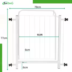 Portão Grade Para Cachorro Pet Bebê Porta De 78cm A 102cm - loja online