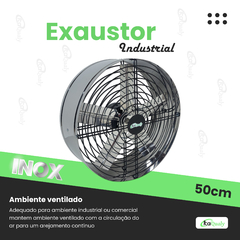 Exaustor 50cm Inox Industrial Blindado Profissional na internet