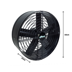 Imagem do Exaustor Ventilador Industrial 50 Cm Preto