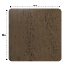 Mesa Bistrô Baixa Estrutura Aço Tampo Mdf Cozinha Bar Quadra - Itaqualy