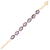 Pulseira Oval Clássica Ametista - comprar online