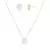 Conjunto Elis Ponto de Luz Quartzo Rosa - comprar online