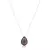 Pingente com Corrente Gota Ametista - comprar online