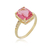 Anel Riviera Safira Rosa - comprar online