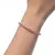 Pulseira Fina Safira Rosa - Viviane Galbas