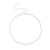 Choker Riviera 3mm Zircônia Banho de Ródio - comprar online