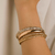 Bracelete Liso Banho Ouro 18k - comprar online