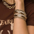 Bracelete Liso Banho Ouro 18k na internet