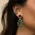 Piercing Baguete Apatita Banho Ouro 18k na internet