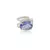 Piercing Oval Tanzanita Banho de Ródio - comprar online