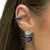 Piercing Oval Tanzanita Banho de Ródio - loja online