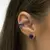 Piercing Oval Tanzanita Banho de Ródio na internet