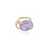 Piercing Oval Alexandrita Banho Ouro 18k - comprar online