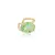 Piercing Oval Berilo Banho Ouro 18k - comprar online