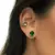 Piercing Oval Berilo Banho Ouro 18k na internet