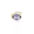 Piercing Oval Tanzanita Banho Ouro 18k - comprar online