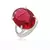 Anel Diva Rubelita Banho de Ródio - comprar online