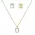 Conjunto Antique Pingente e Brinco Cristal - comprar online