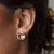 Conjunto Brinco e Pingente Diana Cristal - Viviane Galbas