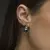 Conjunto Nefertiti Brinco e Anel Água Marinha - loja online