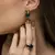 Conjunto Nefertiti Brinco e Anel Topazio London Blue - comprar online