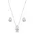 Conjunto Gota Larissa Zircônia Banho de Ródio - comprar online