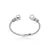 Bracelete Dual Oriente Banho de Ródio - comprar online