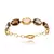 Pulseira Oval Clássica Topázio Imperial, Fumê e Citrino - loja online