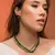 Conjunto Classic de Riviera e Brinco Verde Acqua - comprar online