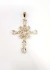 Pingente Médio Cruz Cristal Translúcido - loja online