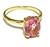 Anel Classic Safira Rosa - comprar online
