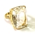 Anel Antique Grande Cristal Translúcido - comprar online