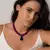 Pingente Isabela Safira Azul - Viviane Galbas