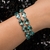 Pulseira Oval Clássica Topázio Sky Banho de Ródio