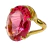 Anel Diva Safira Rosa - comprar online