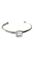 Bracelete Diana Cristal Banho de Ródio - comprar online