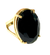 Anel Oval Clássico Ônix - comprar online