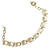 Pulseira Roma Cristal Translúcido Banho de Ródio - comprar online