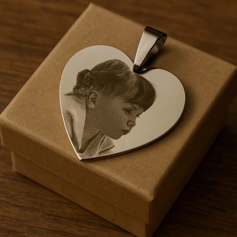 Fotomedalla Dije En Acero Quirúrgico - comprar online