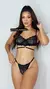Conjunto Scarlett / Preto ( P/ M) -  Clozzyk Moda íntima 
